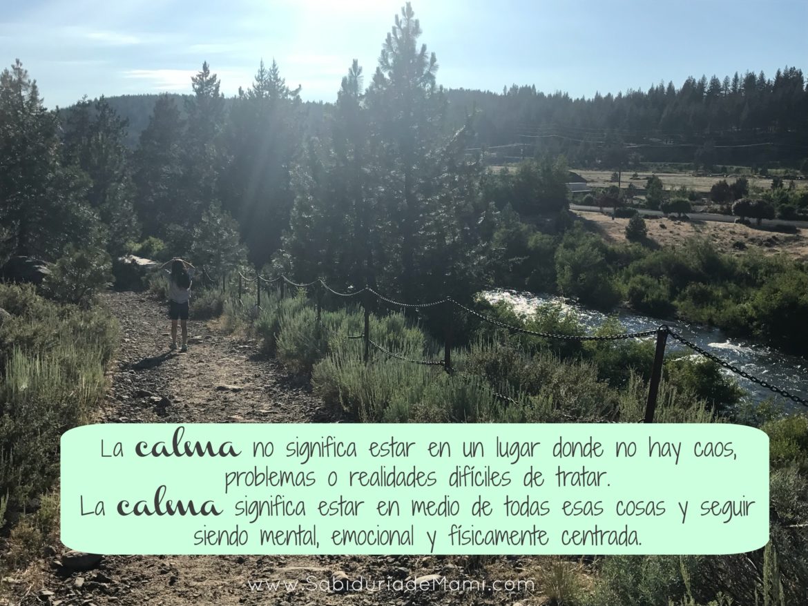 Lunes de Sabiduría – La Calma no significa